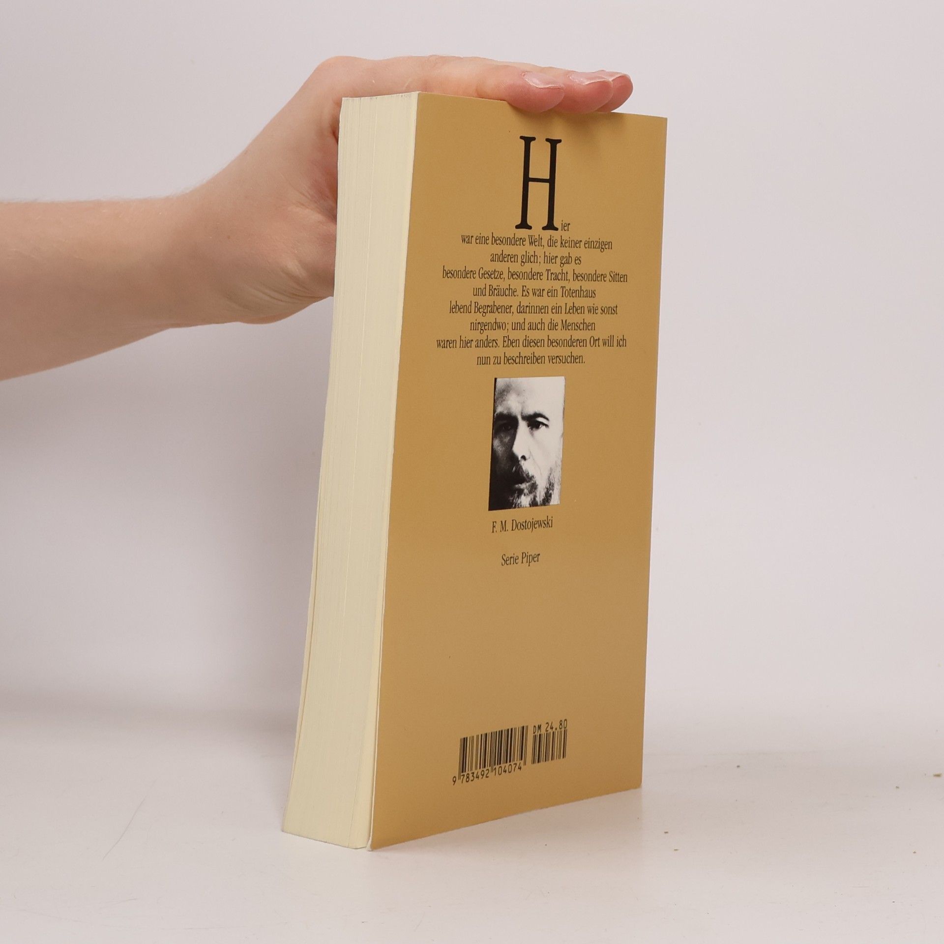 Fyodor Mikhailovich Dostoevsky Serie Piper - 407: Aufzeichnungen aus einem Totenhaus und drei Erzählungen - Donndruck-Ausgabe