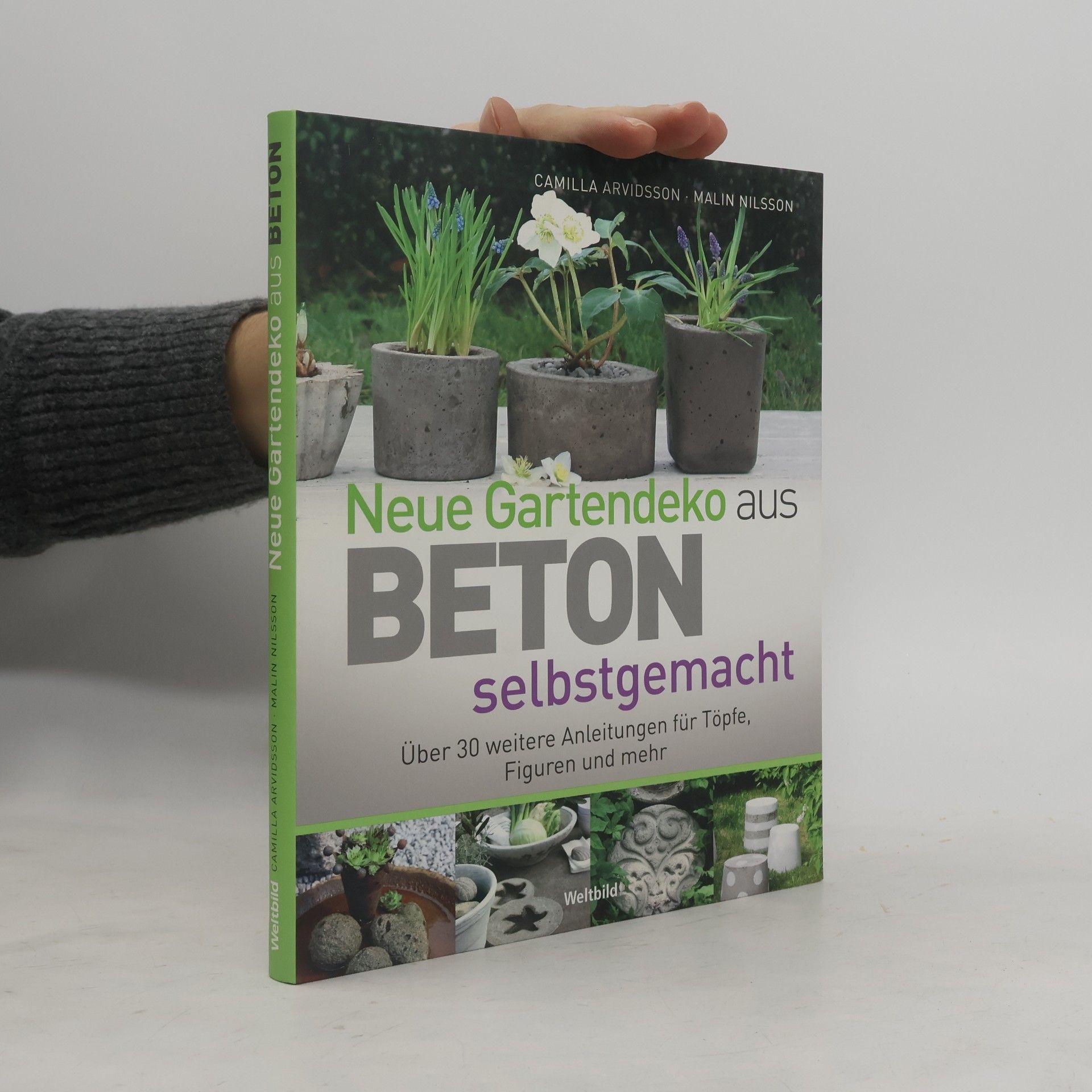 Neue Garten-Deko aus Beton selbstgemacht