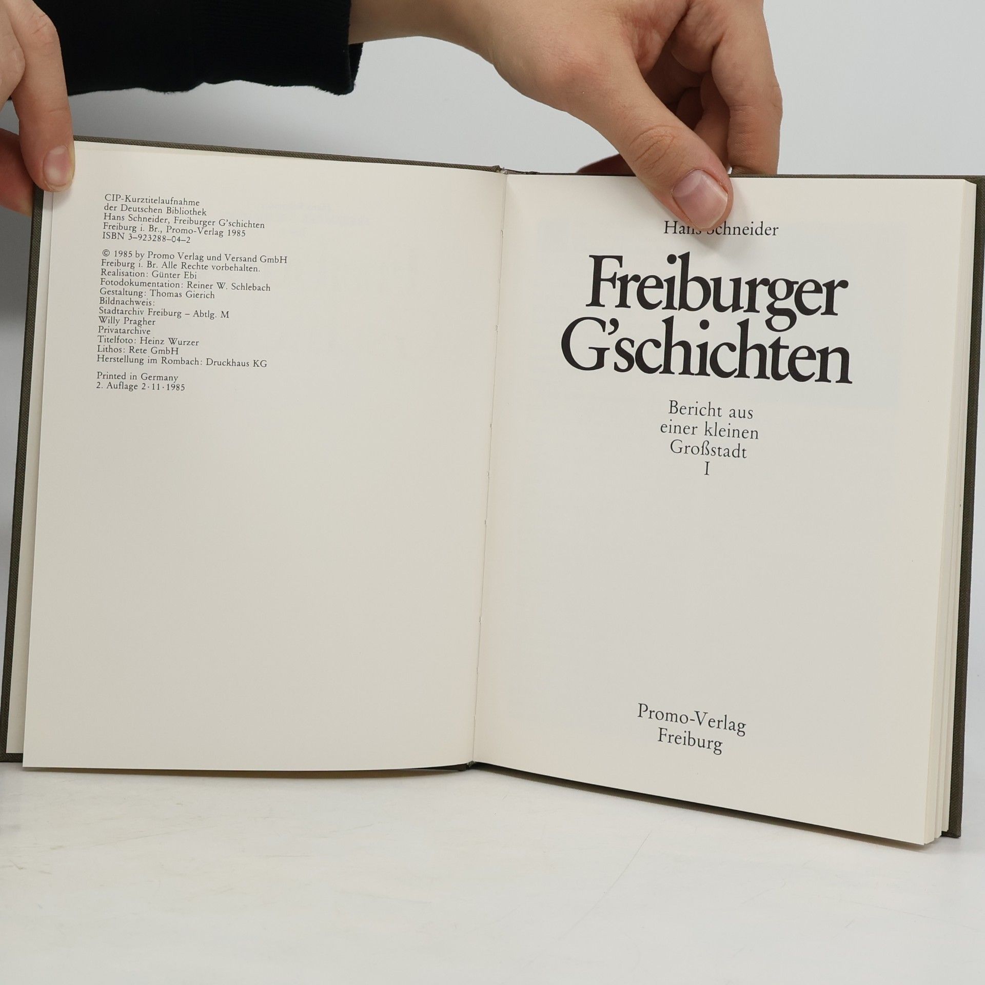 Hans Schneider Freiburger G'schichten 1