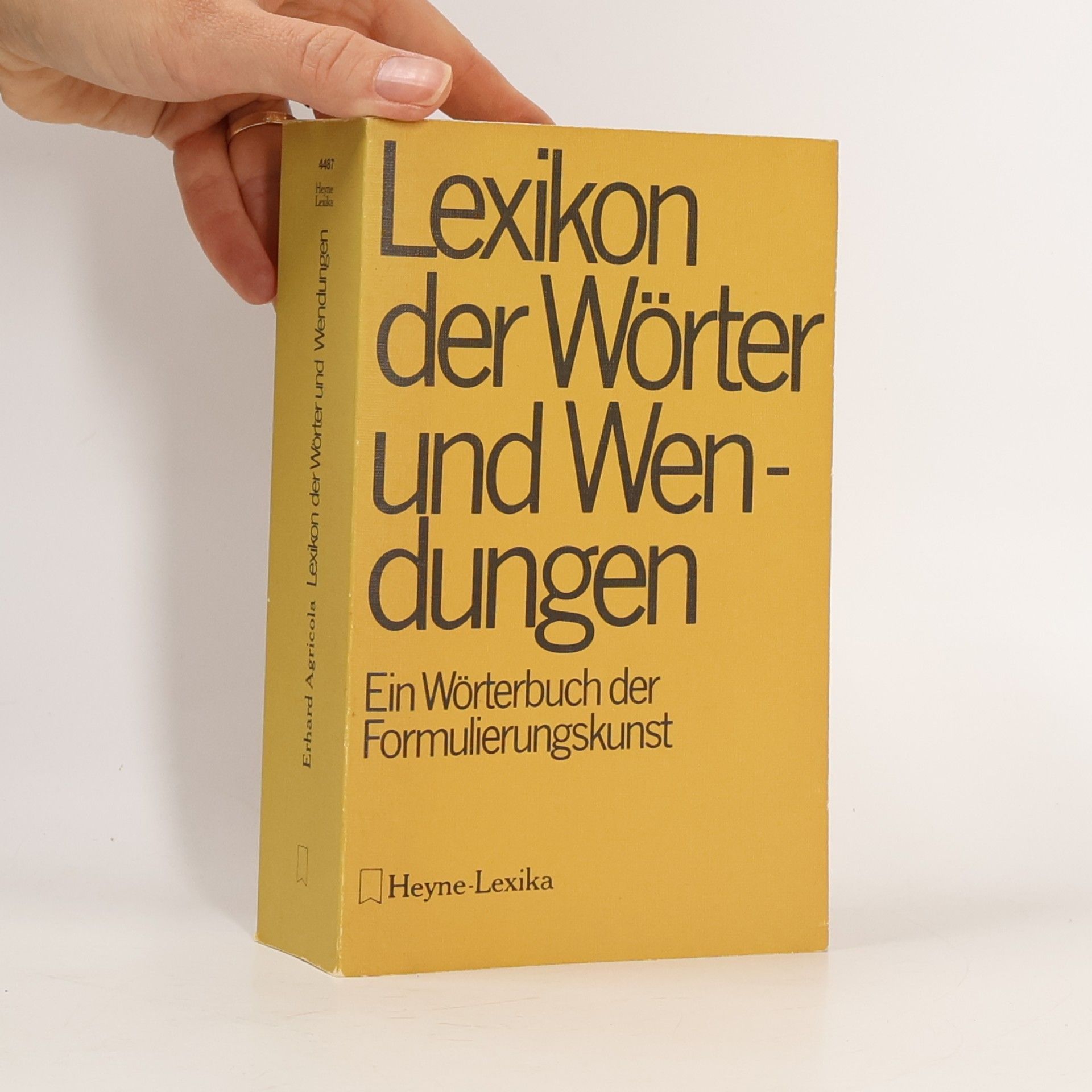 Erhard Agricola Lexikon der Wörter und Wendungen