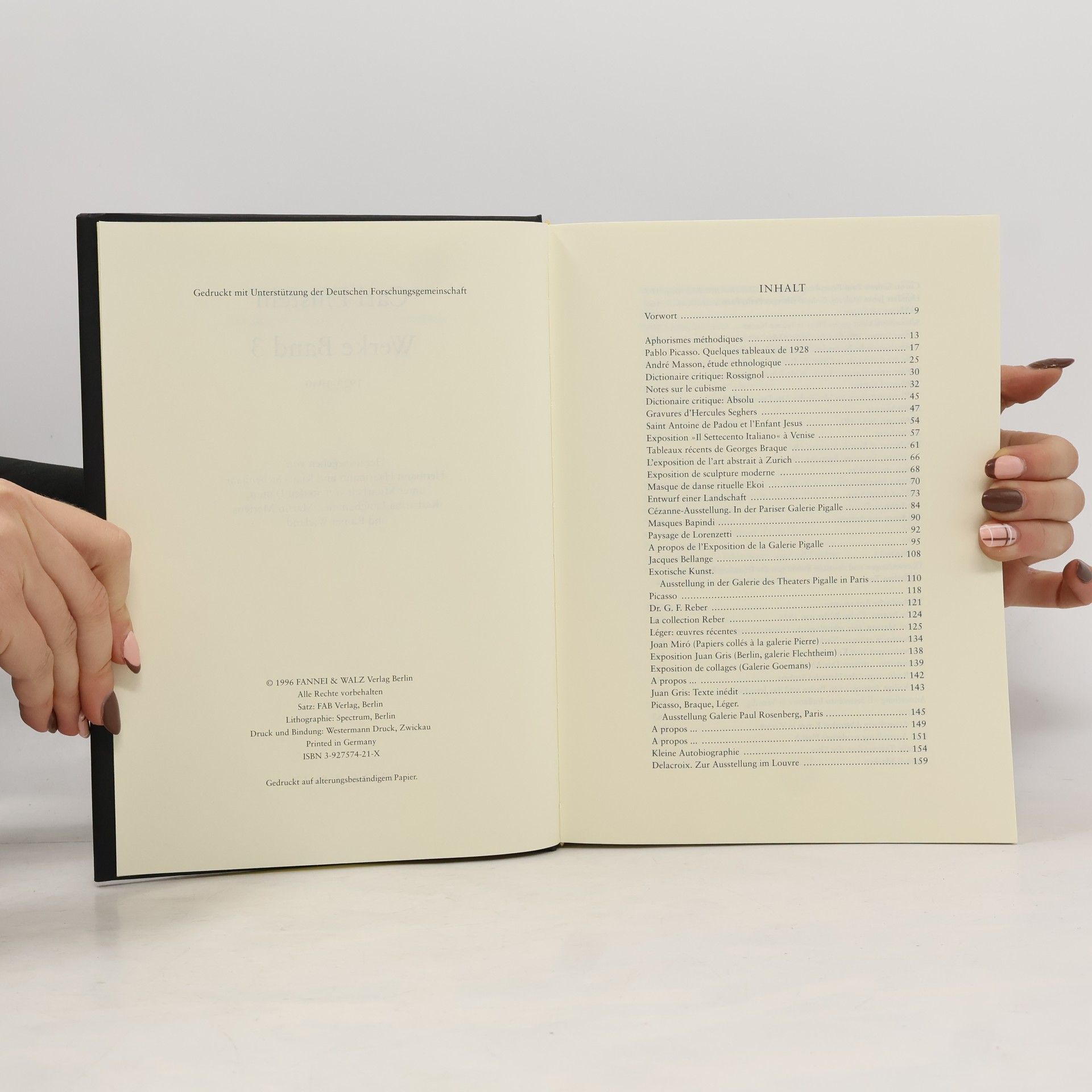 Carl Einstein Berliner Ausgabe - 3: Werke