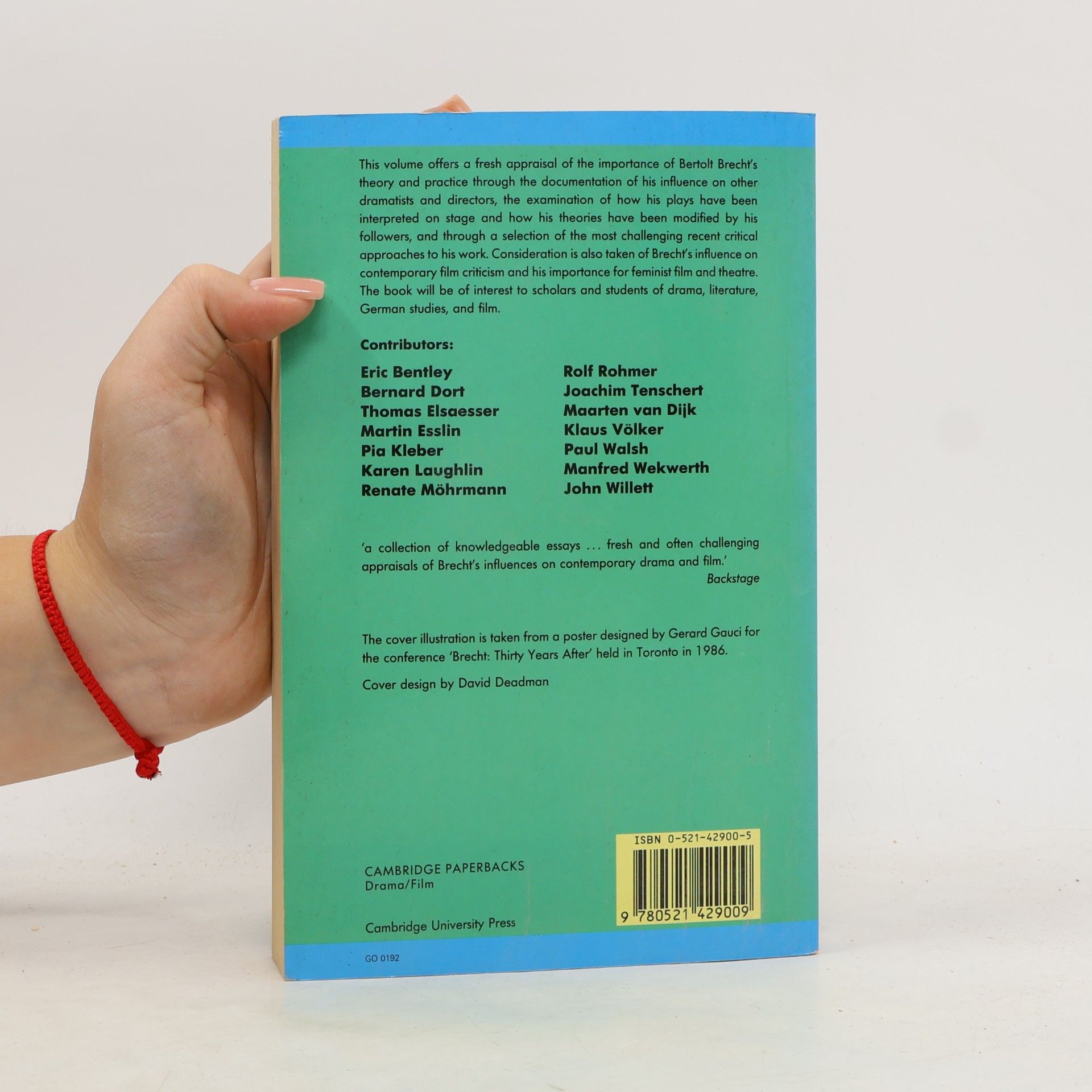 Pia Kleber Re-interpreting Brecht