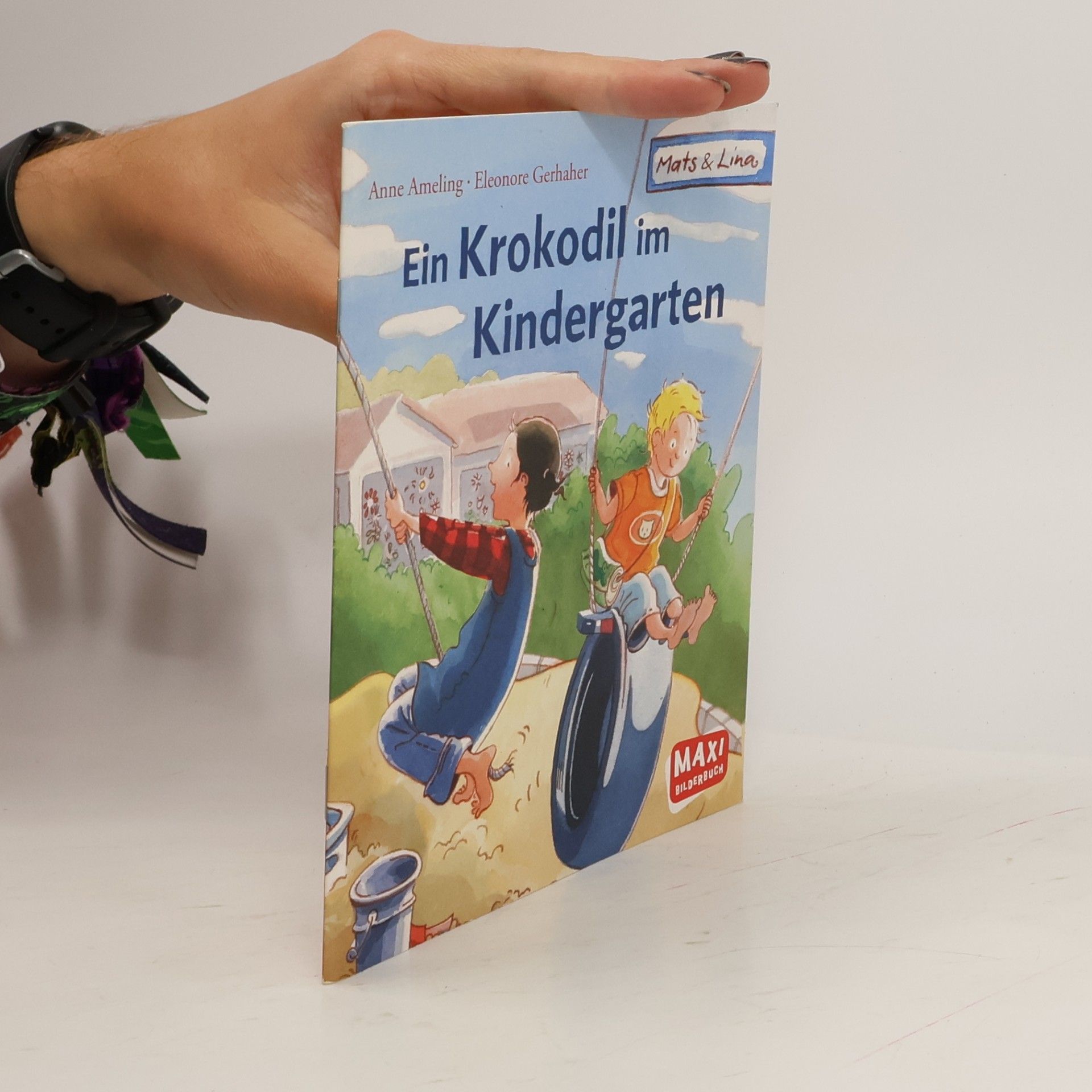 Mats und Lina: Ein Krokodil im Kindergarten - MAXI Bilderbuch