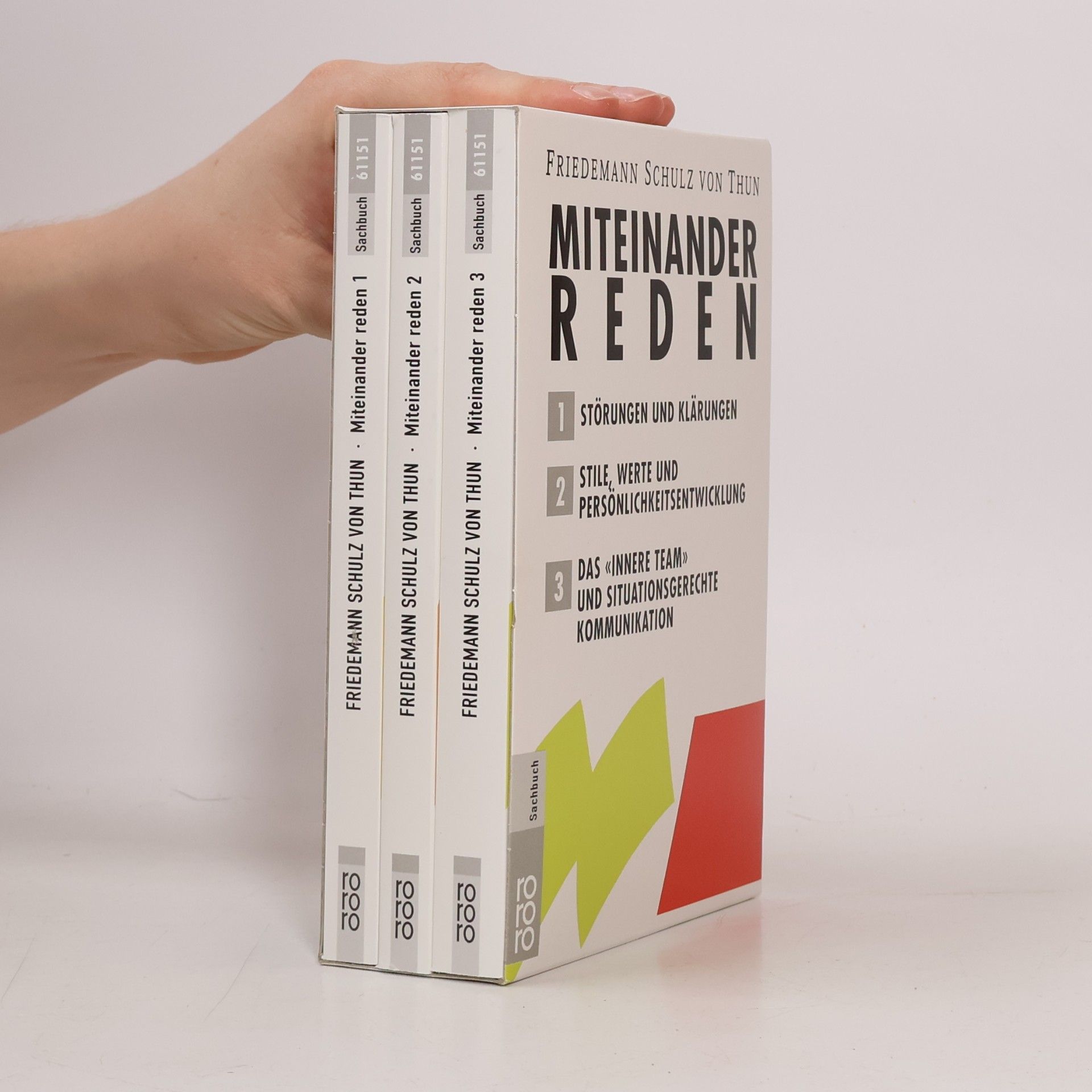 Friedemann Schulz von Thun Miteinander reden 1-3
