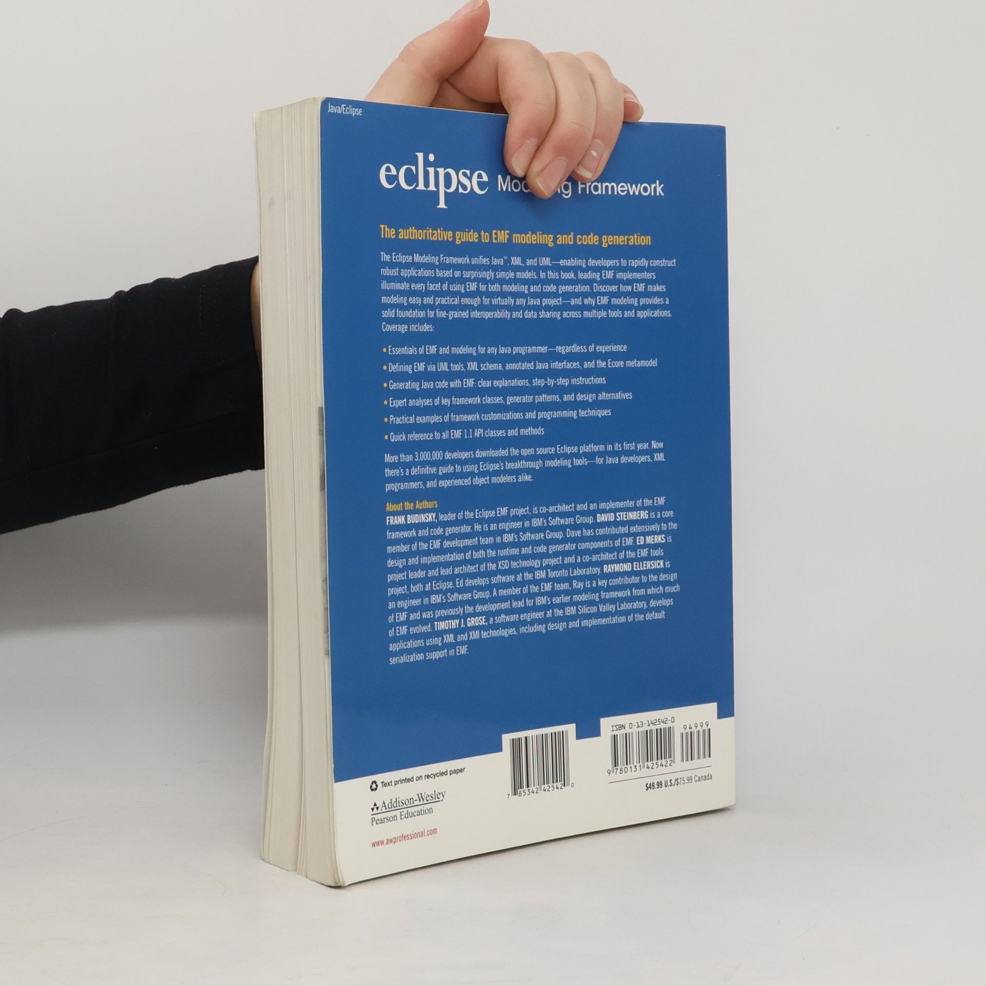 Erich Gamma The Eclipse Series: Eclipse Modeling Framework