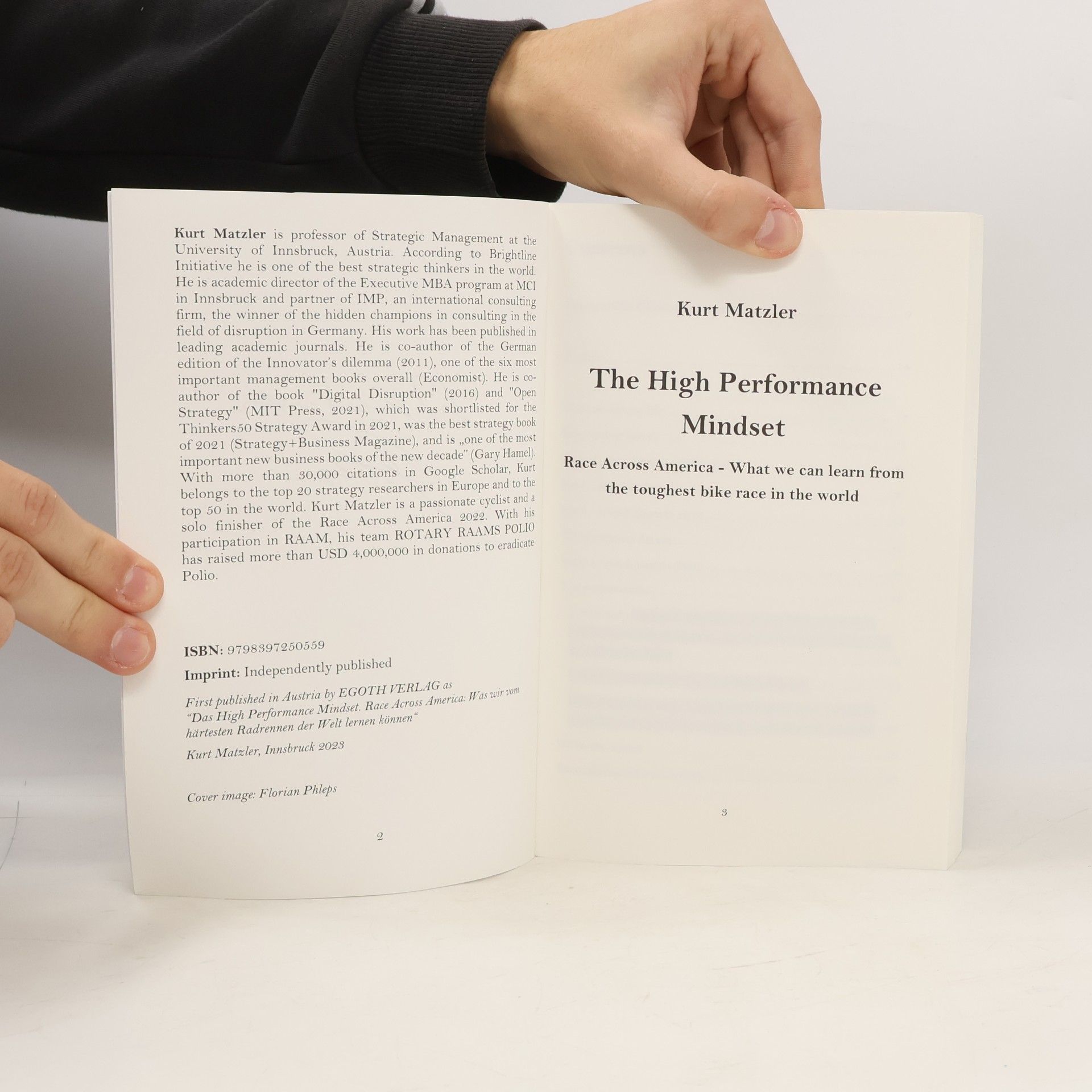 Kurt Matzler The High Performance Mindset