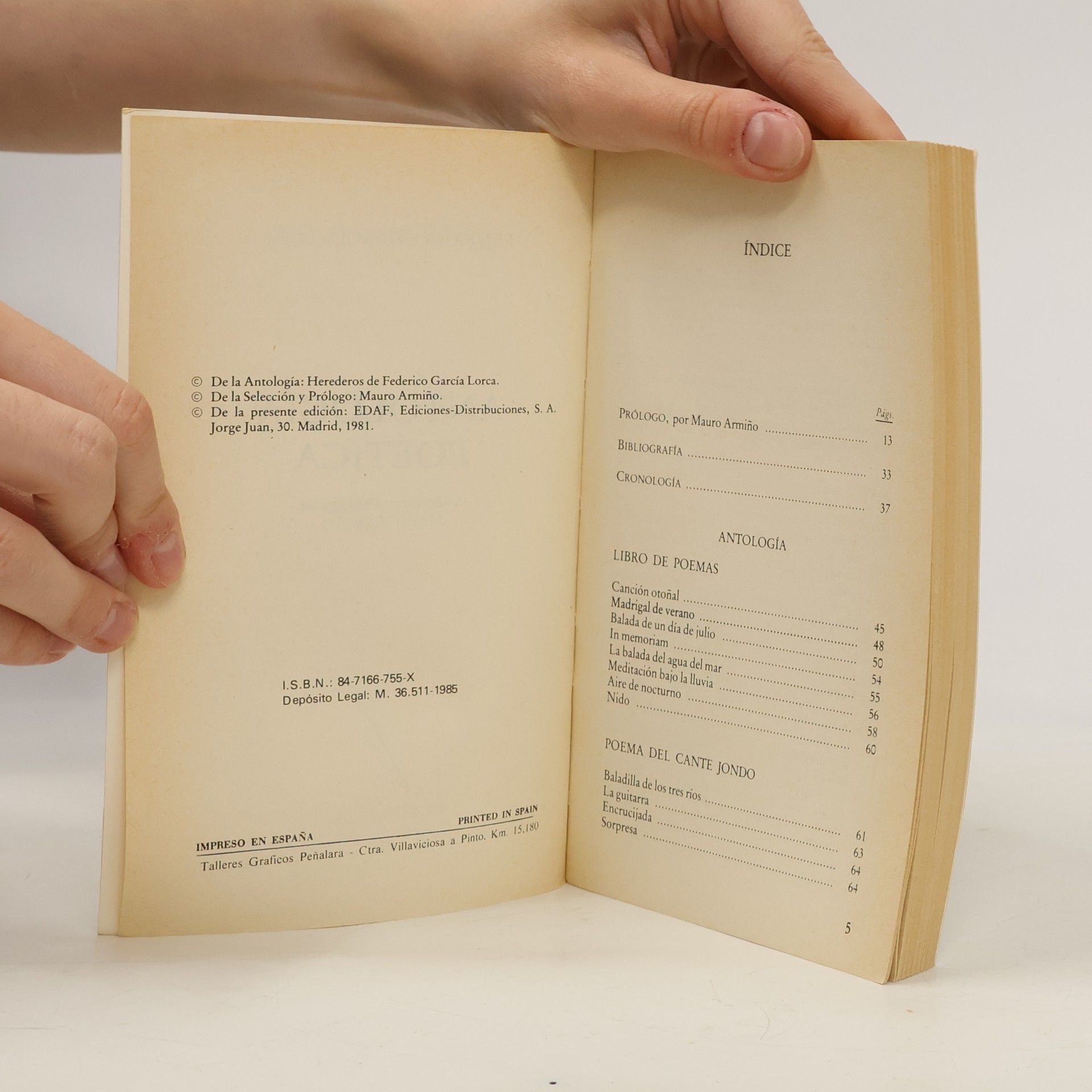Federico García Lorca Antología Poética