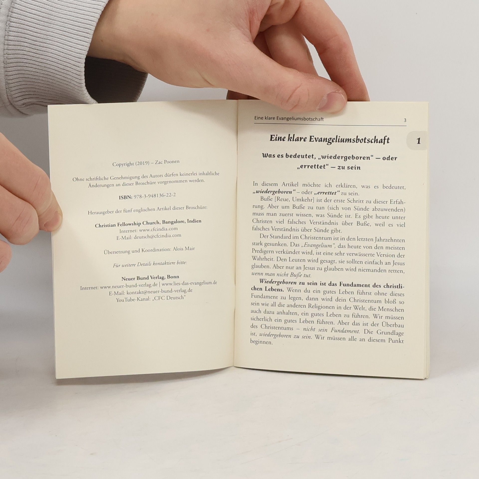 Zac Poonen Lies das Evangelium