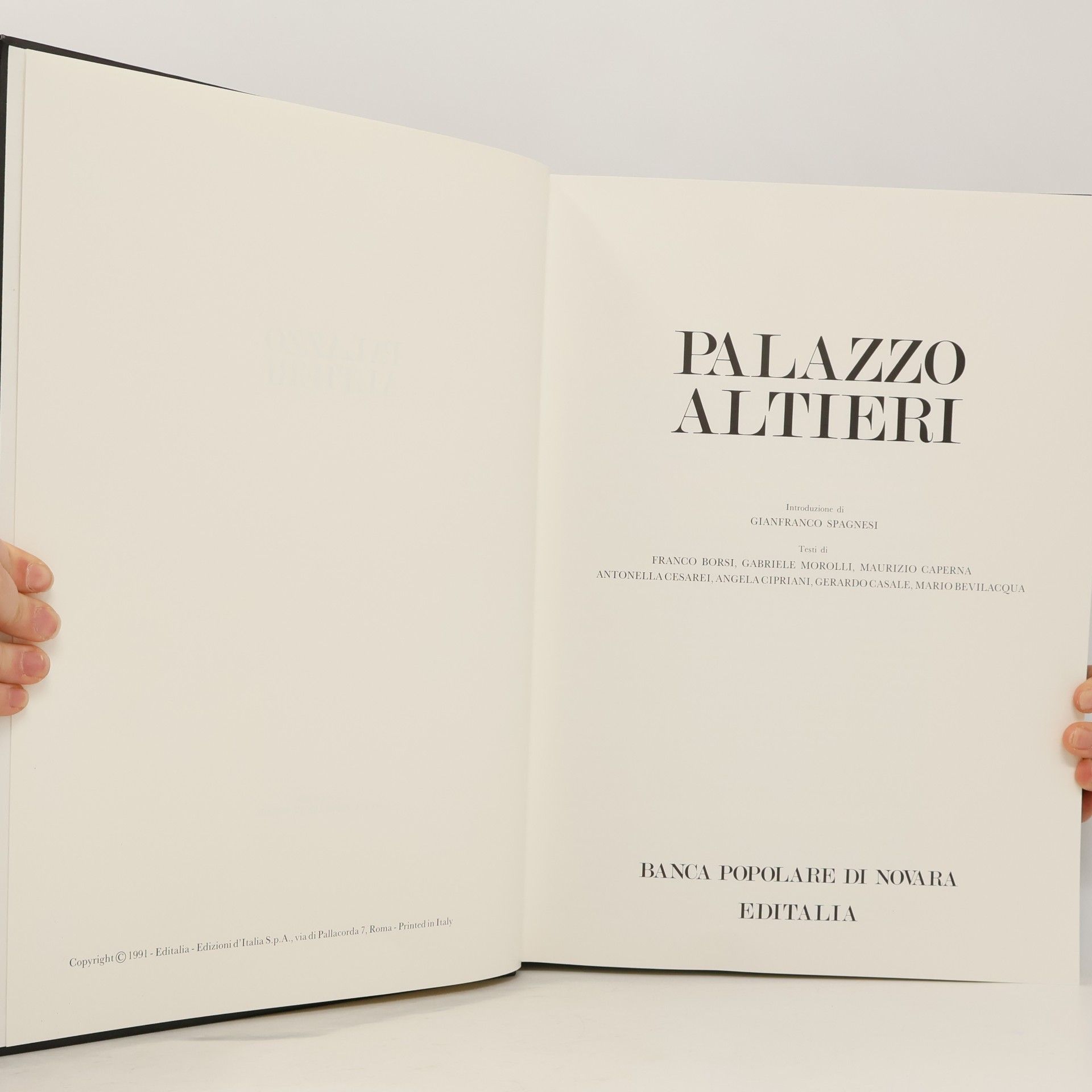 Franco Borsi Palazzo Altieri