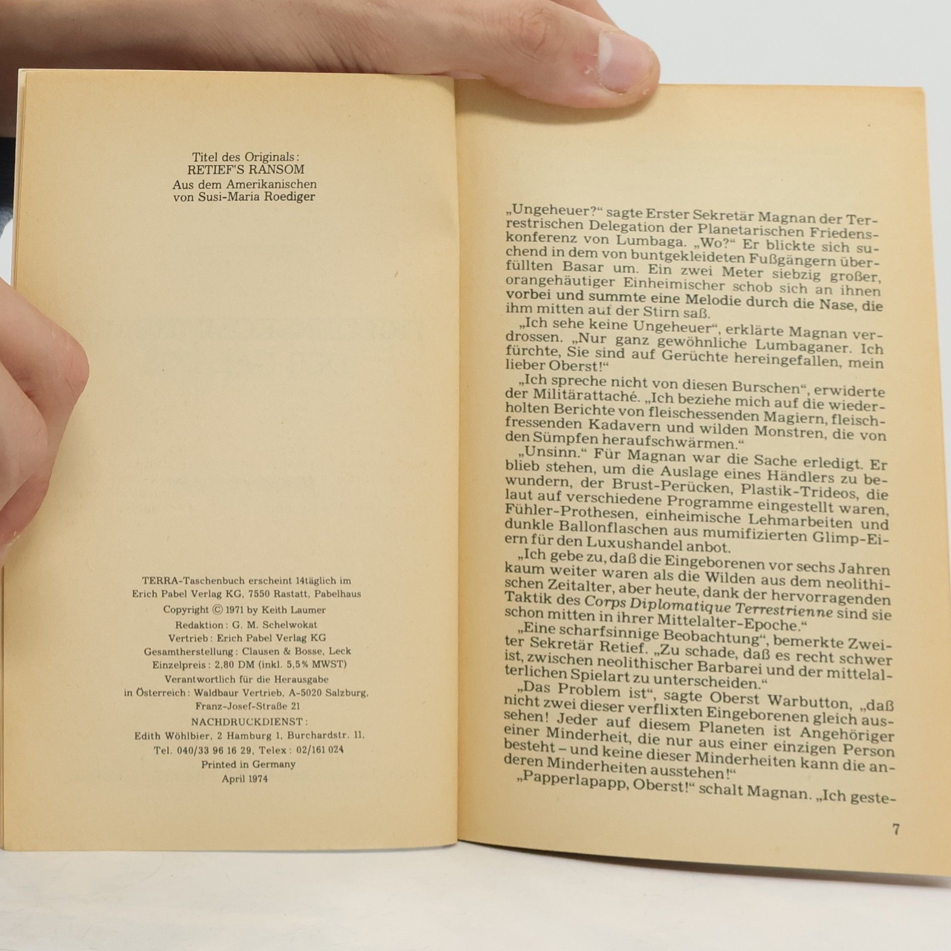 Keith Laumer Friedenskommissare der Galaxis