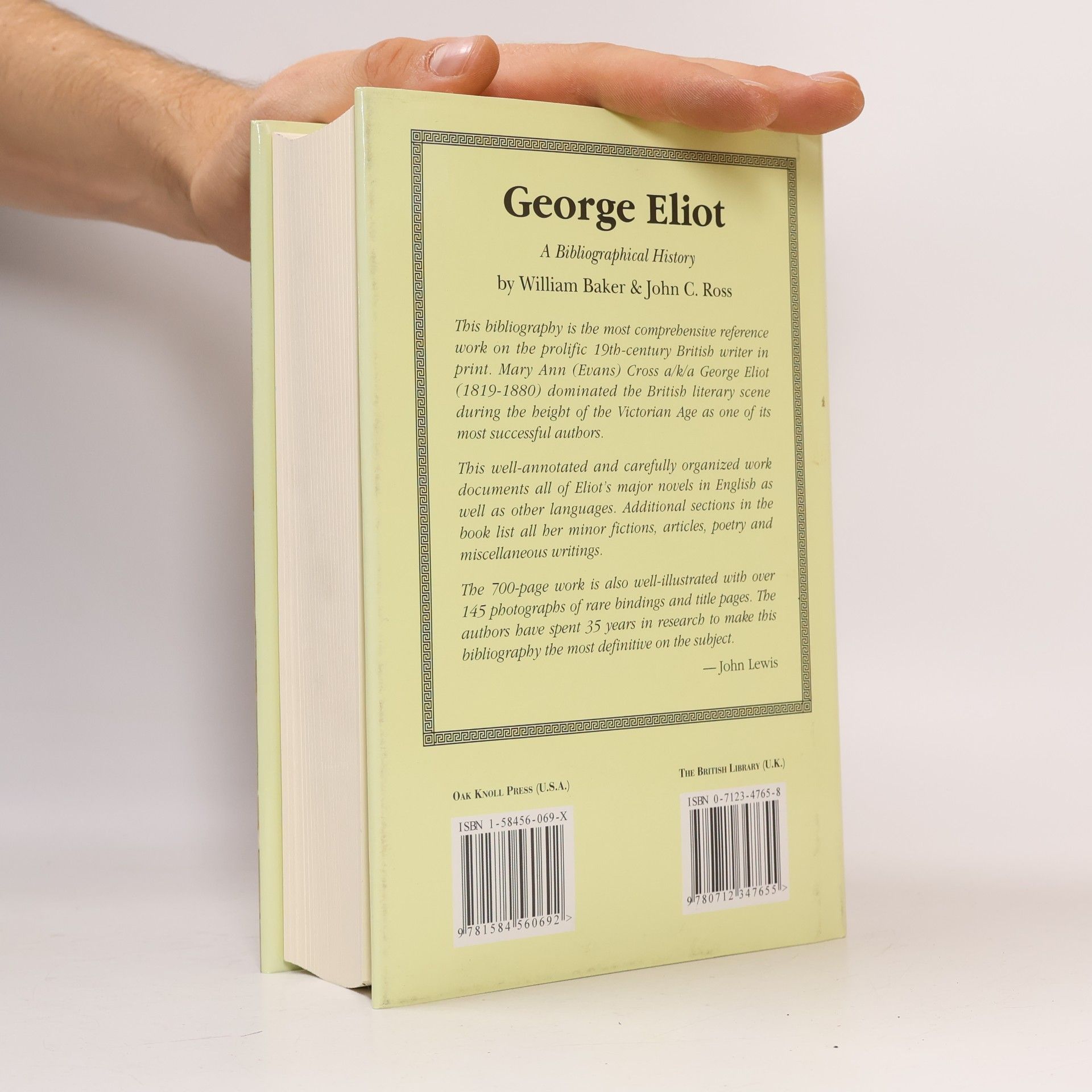 William Baker George Eliot