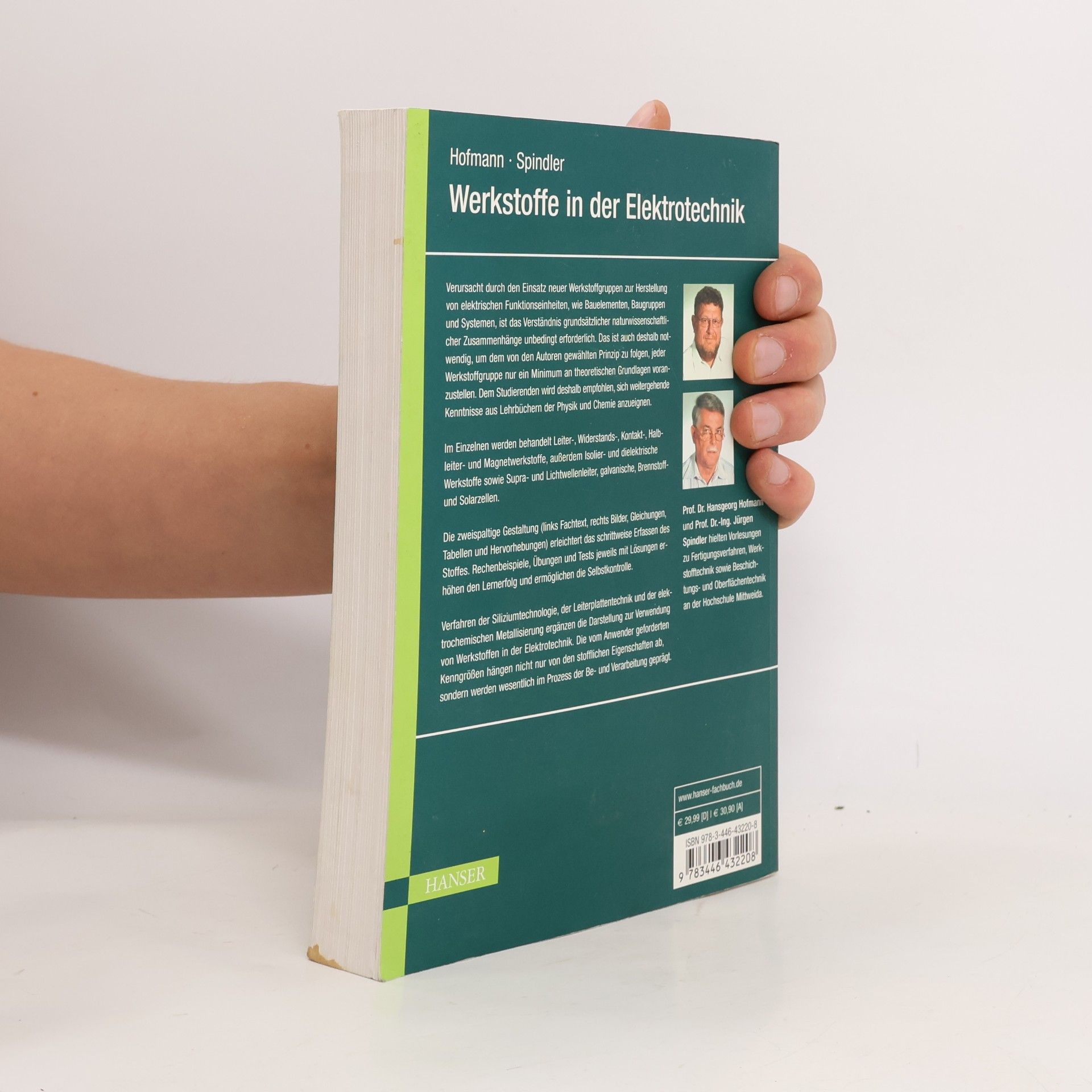 Hans Georg Hofmann Werkstoffe in der Elektrotechnik: Grundlagen - Struktur - Eigenschaften - Prüfung - Anwendung - Technologie - 7., neu bearbeitete Auflage