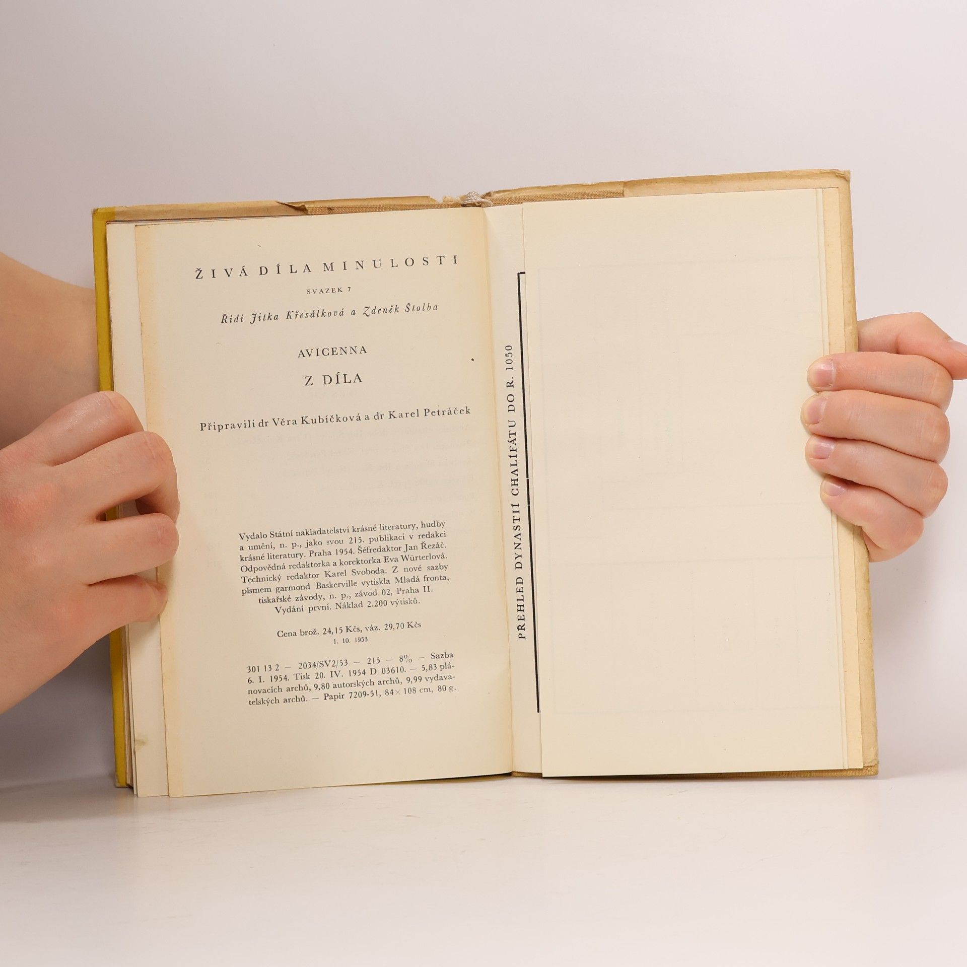 Karel Petráček Avicenna. Z díla