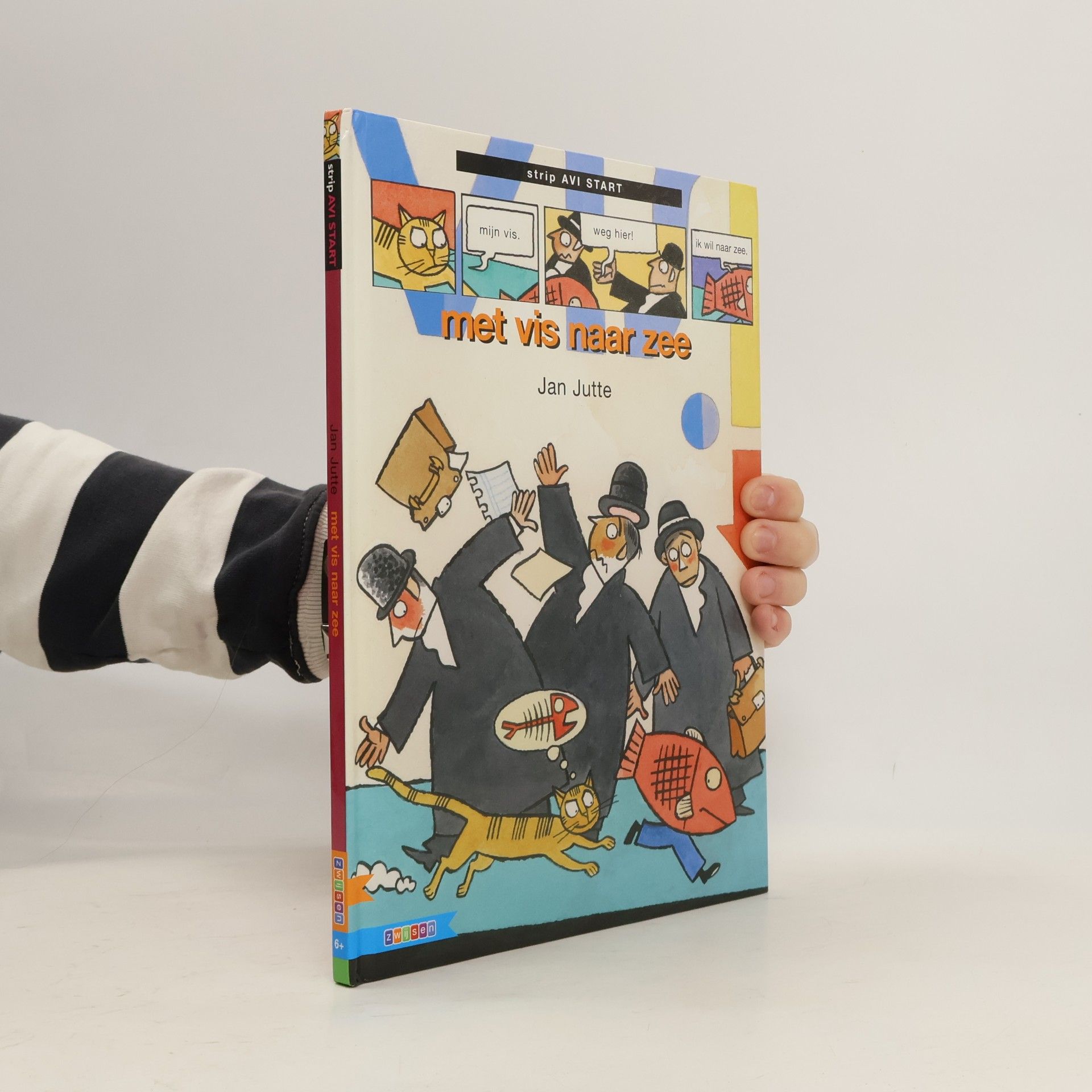 Strip voor beginnende lezers: Met vis naar zee