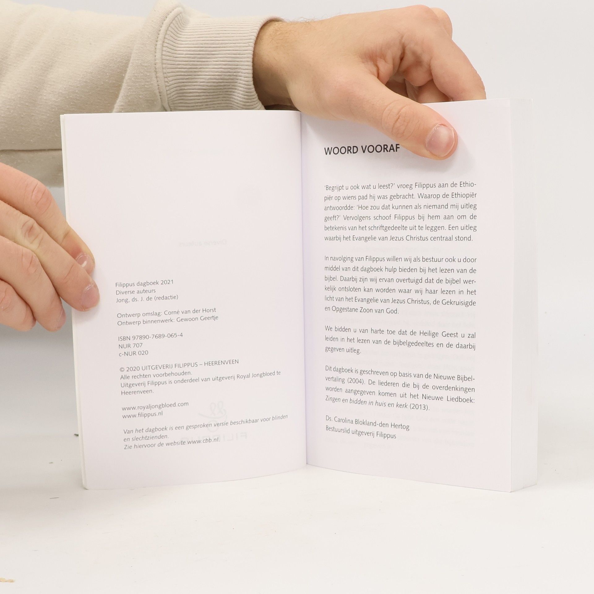 Filippus dagboek 2021: dagboek bij de Nieuwe Bijbelvertaling