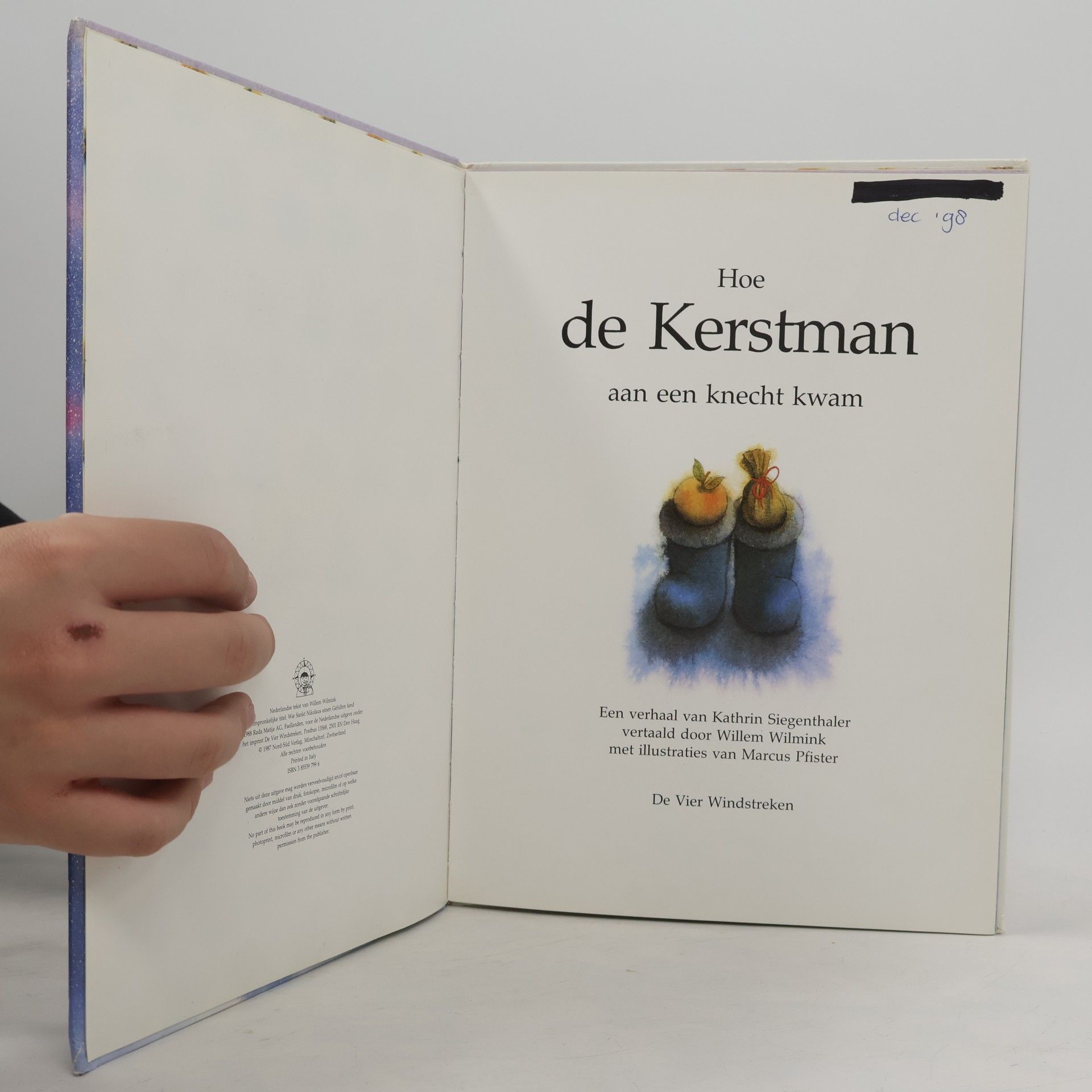 Marcus Pfister Hoe de Kerstman aan een knecht kwam