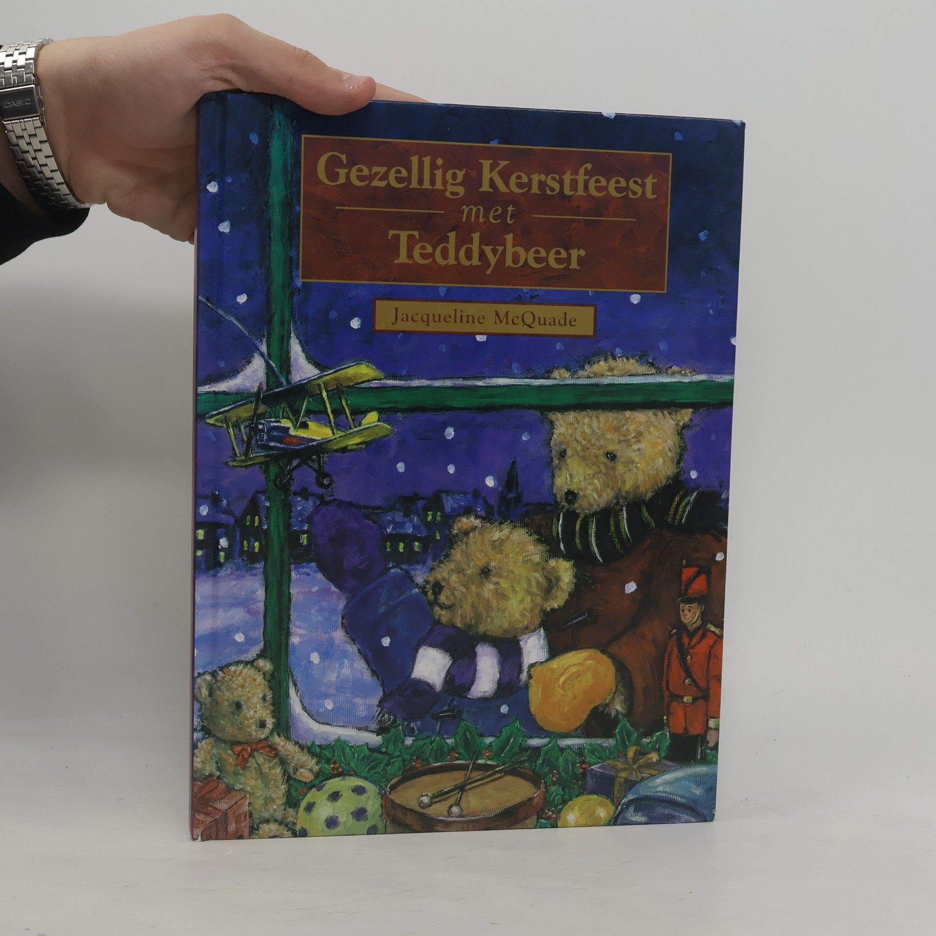 Jacqueline McQuade Gezellig kerstfeest met teddybeer