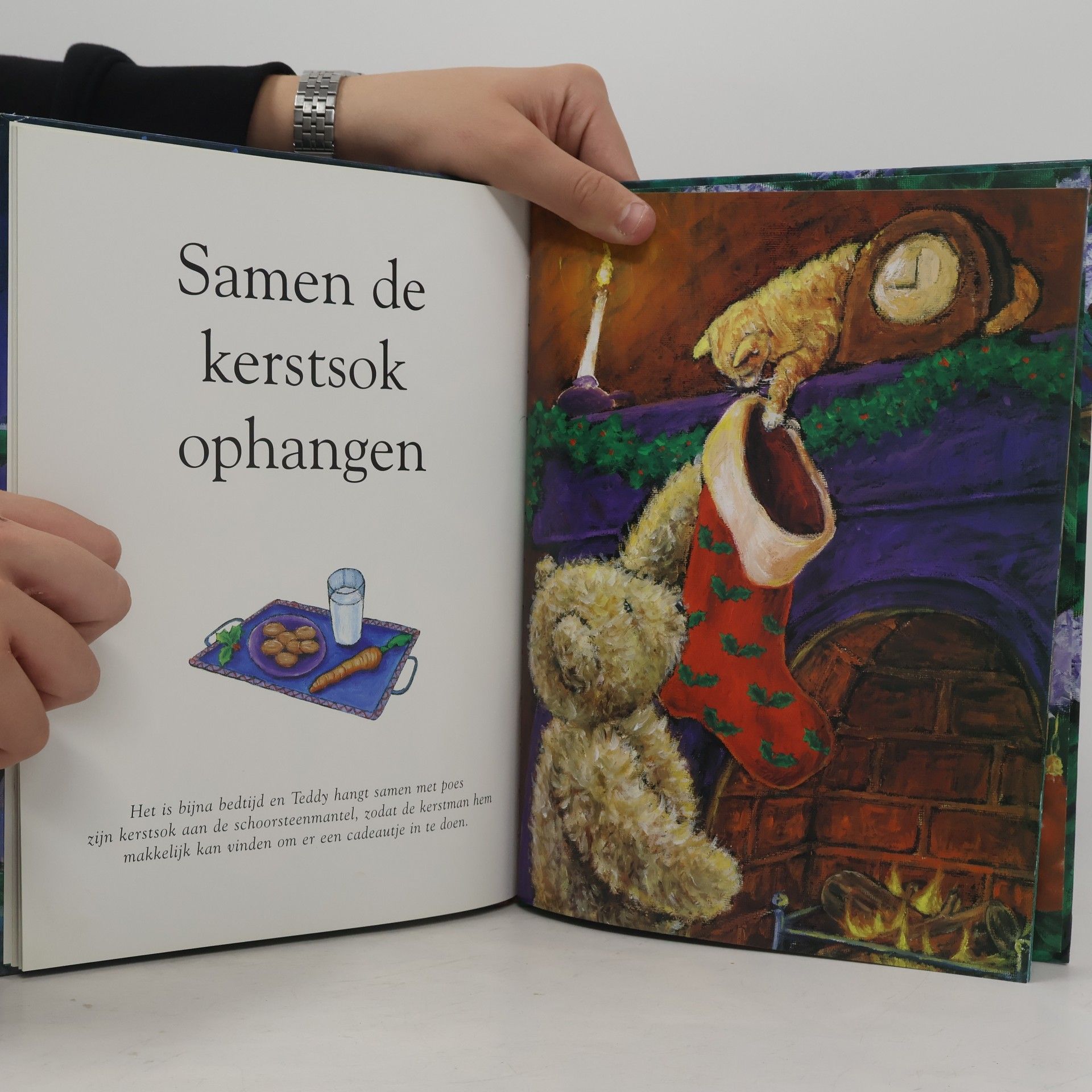 Jacqueline McQuade Gezellig kerstfeest met teddybeer