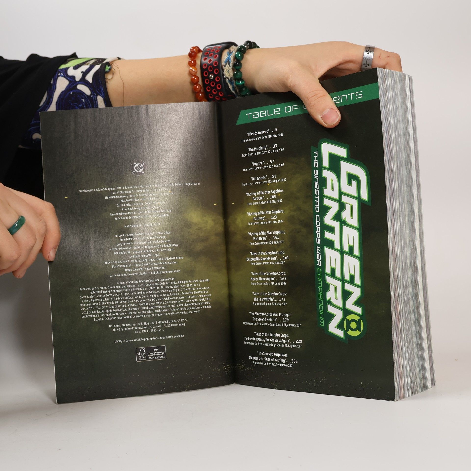 Geoff Johns Green Lantern: The Sinestro Corps War Compendium