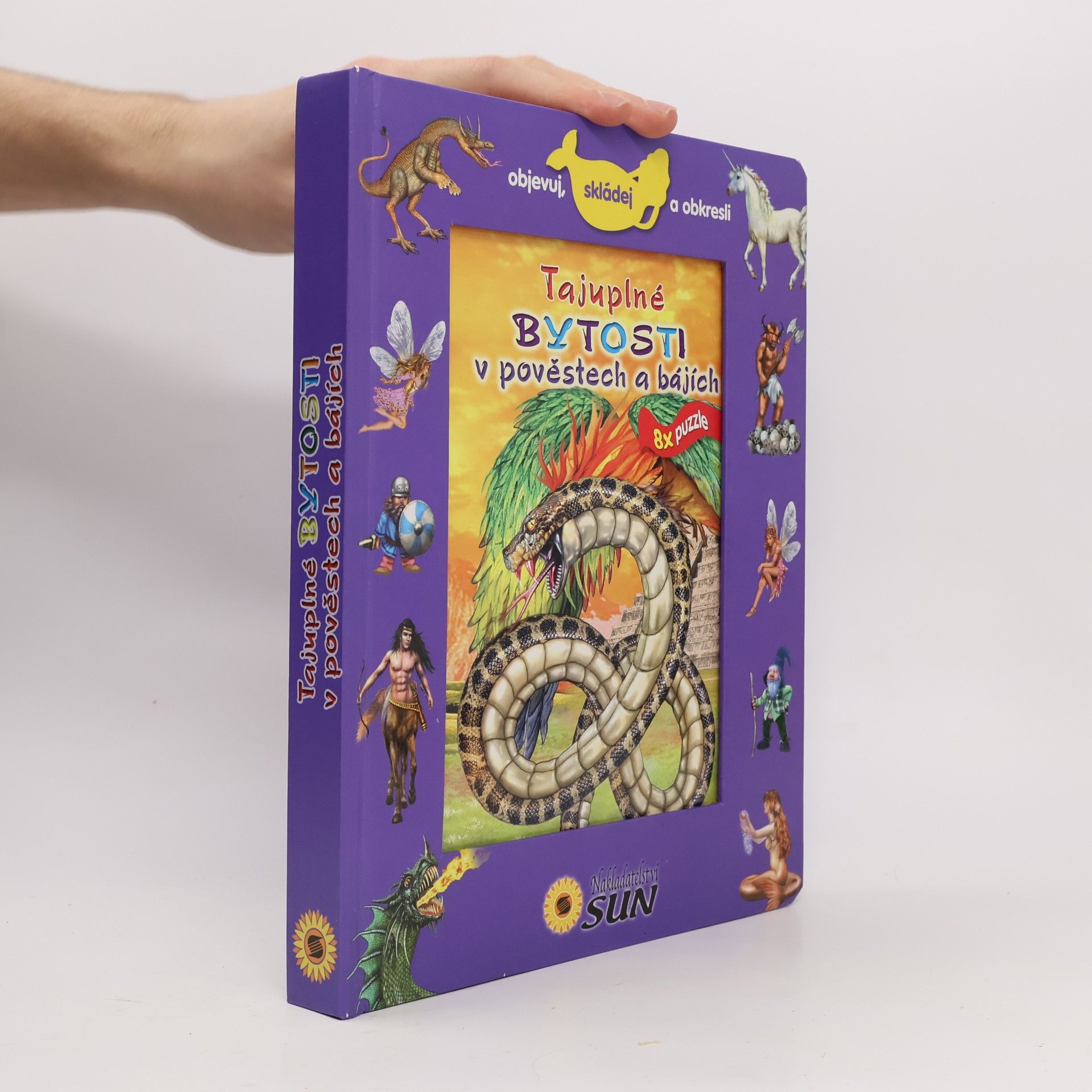 Eduardo Trujillo Tajuplné bytosti v pověstech a bájích. 8x puzzle.