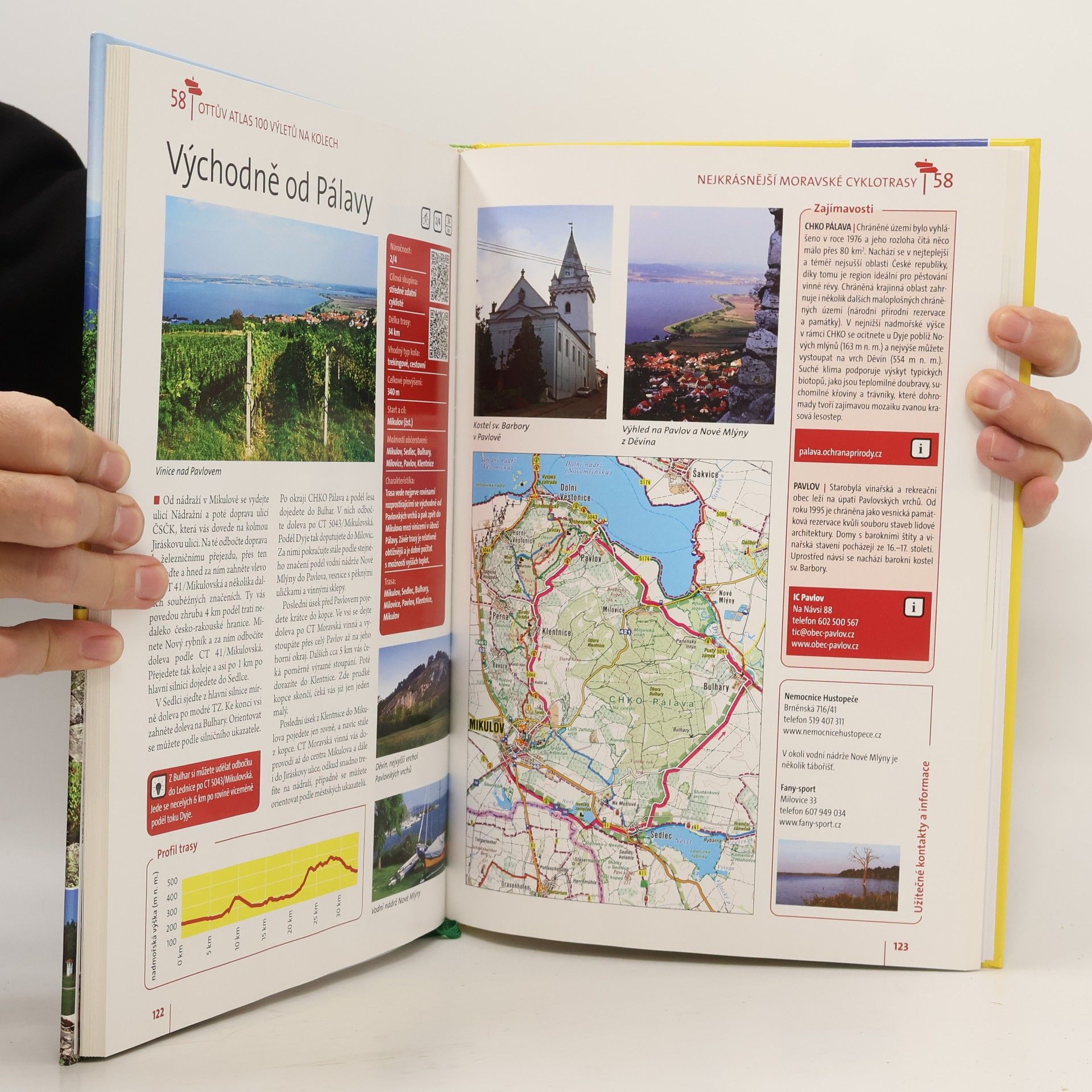 Ivo Paulík Ottův atlas Nejkrásnější moravské cyklotrasy: 100 výletů na kolech