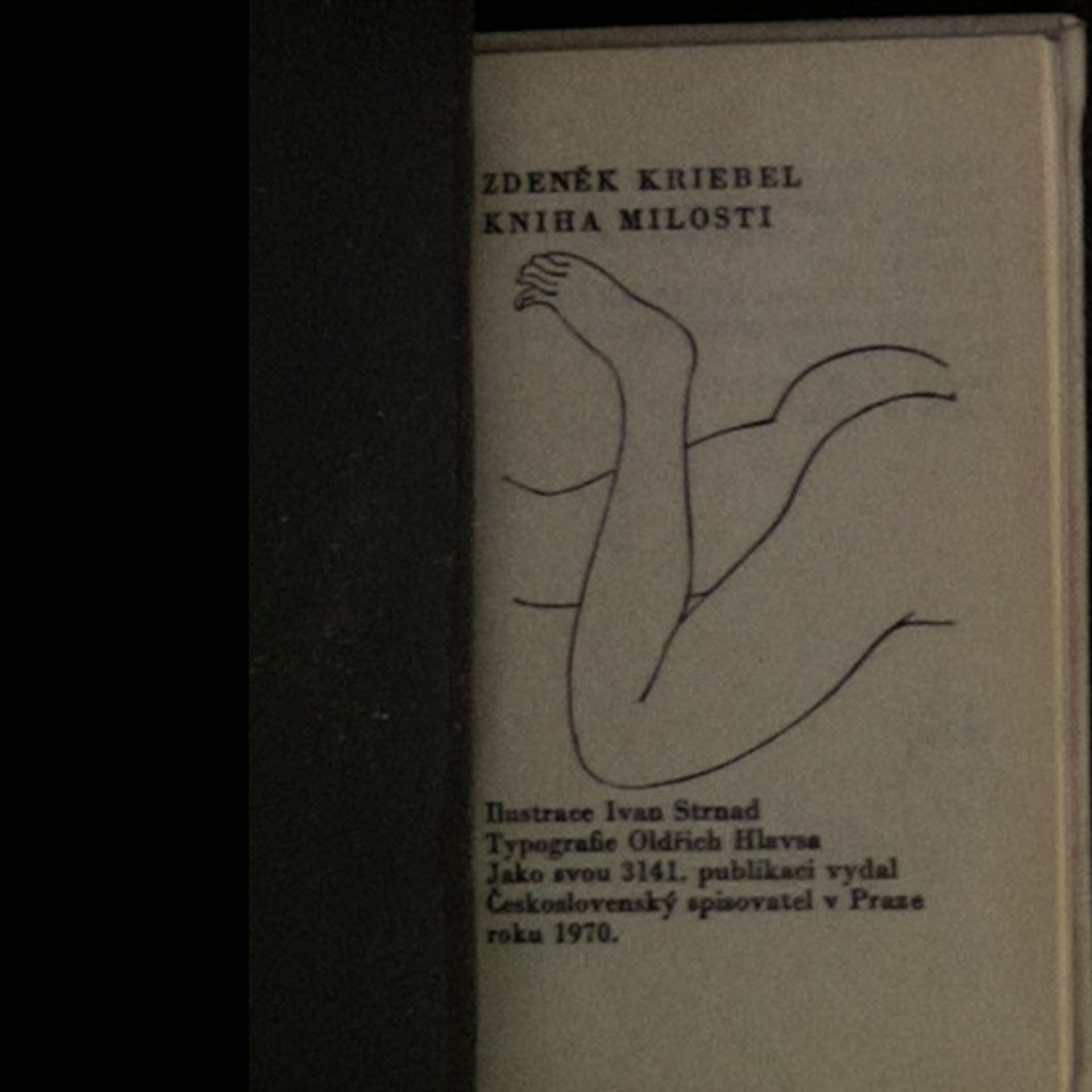 Zdeněk Kriebel Kniha milosti
