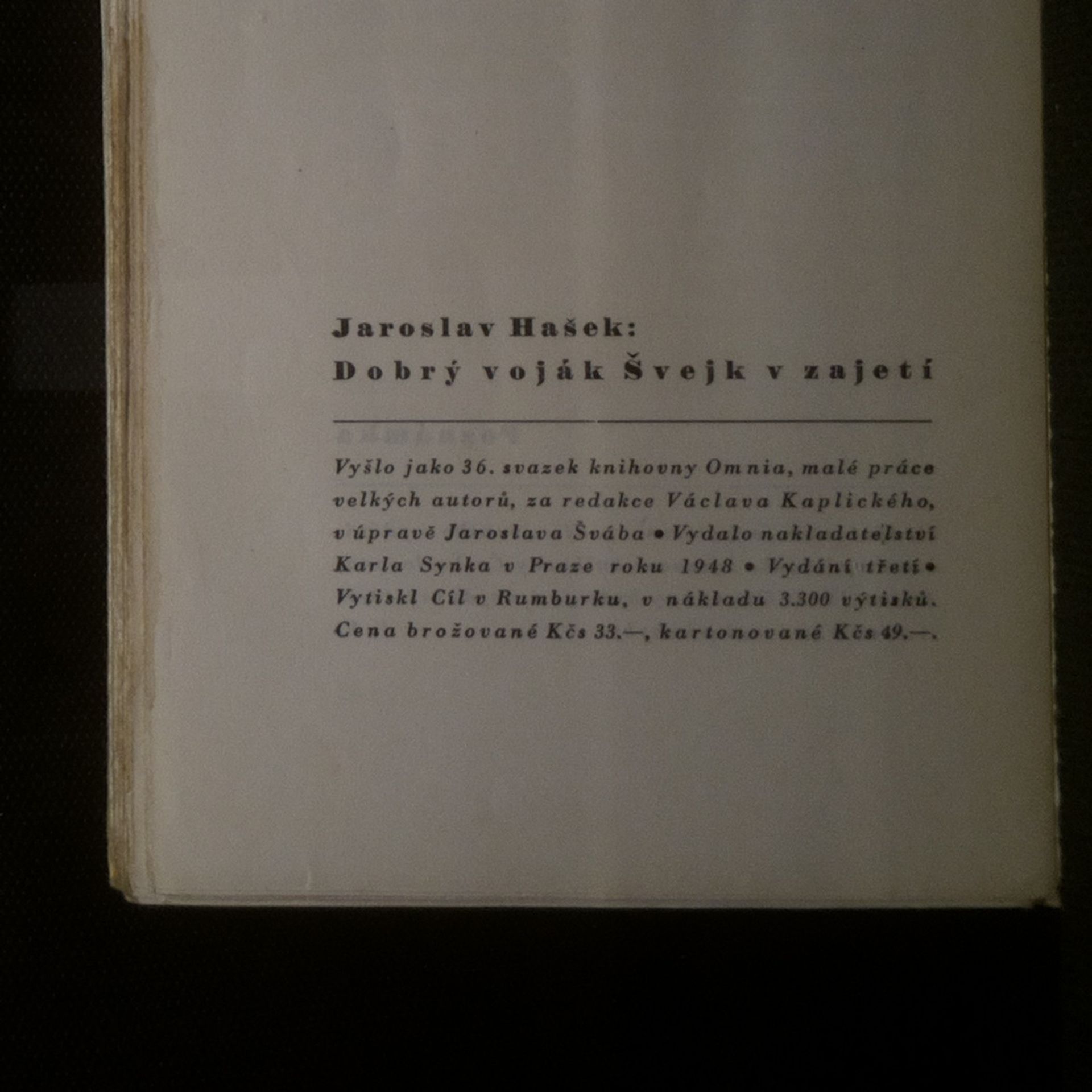 Jaroslav Hašek Dobrý voják Švejk v zajetí