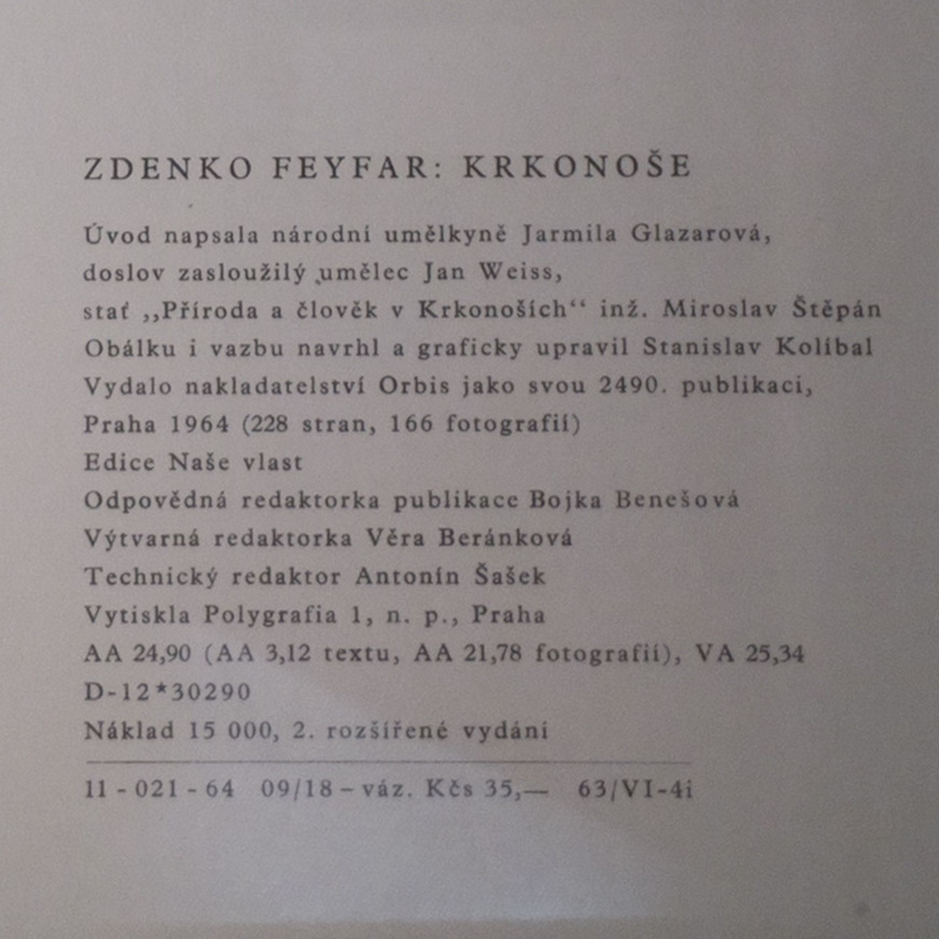 Zdenko Feyfar Krkonoše