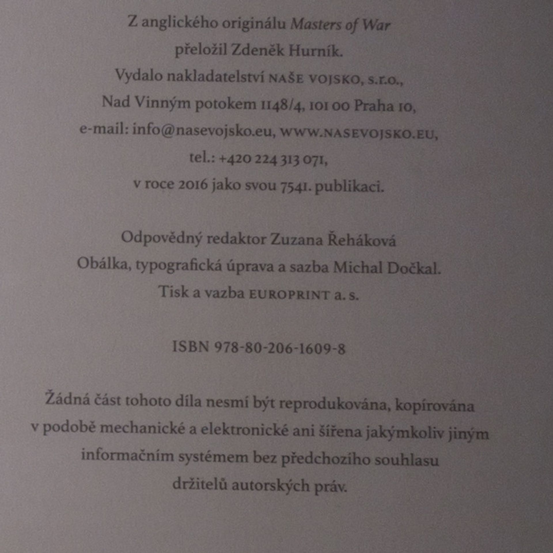 Chris Ryan Váleční štváči. Ve službách smrti