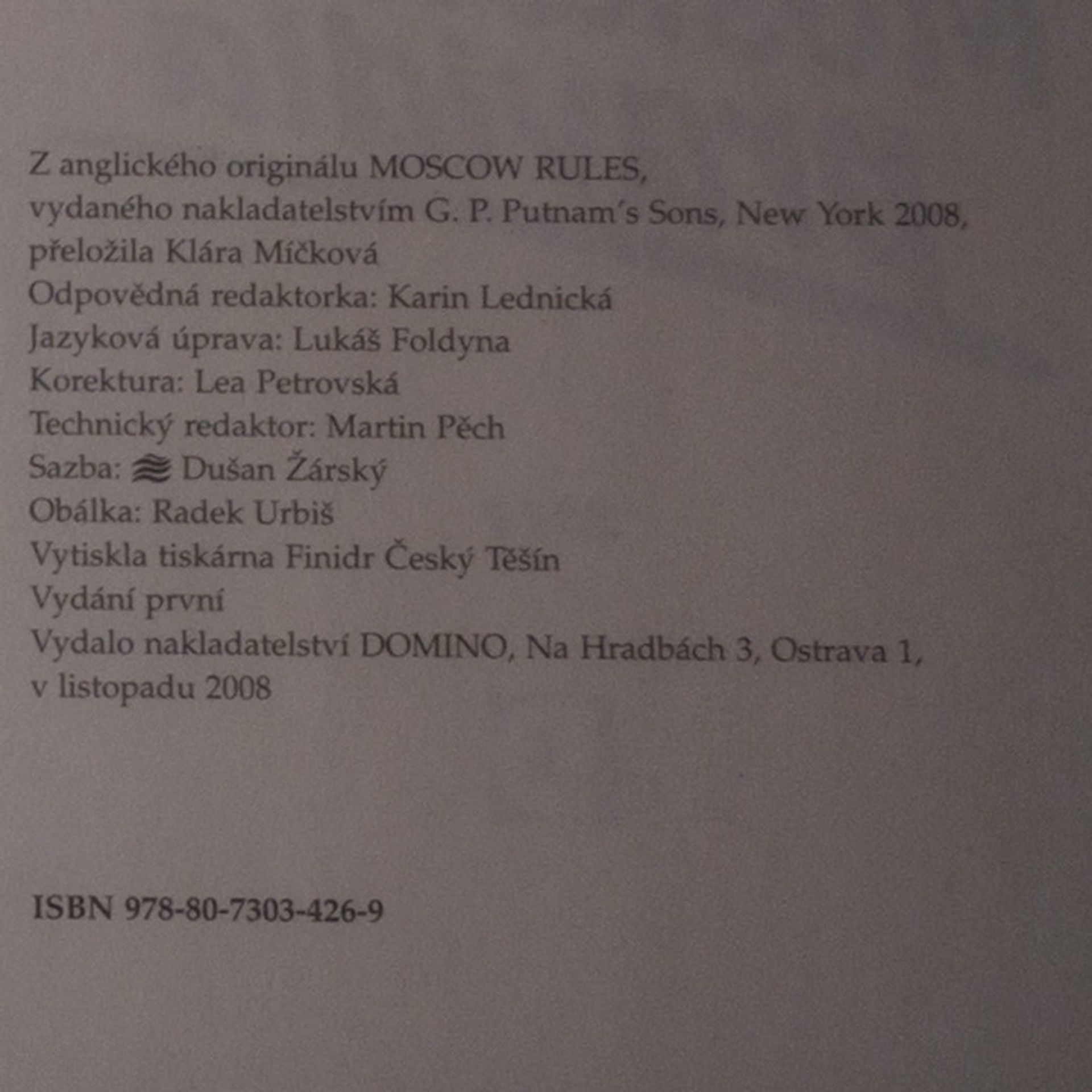 Daniel Silva Moskevská pravidla