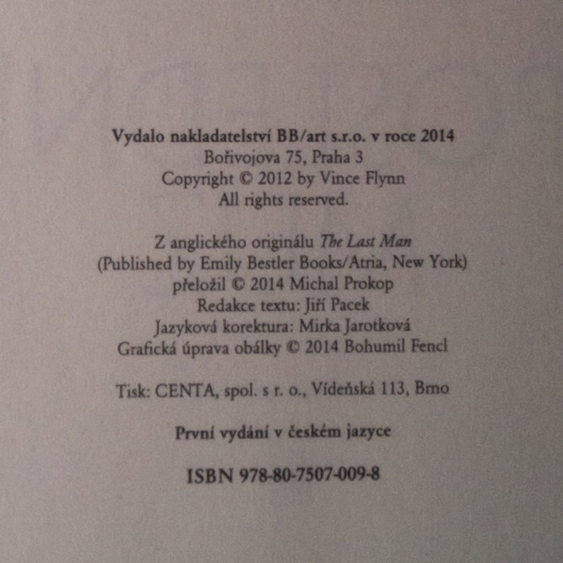Vince Flynn Poslední muž