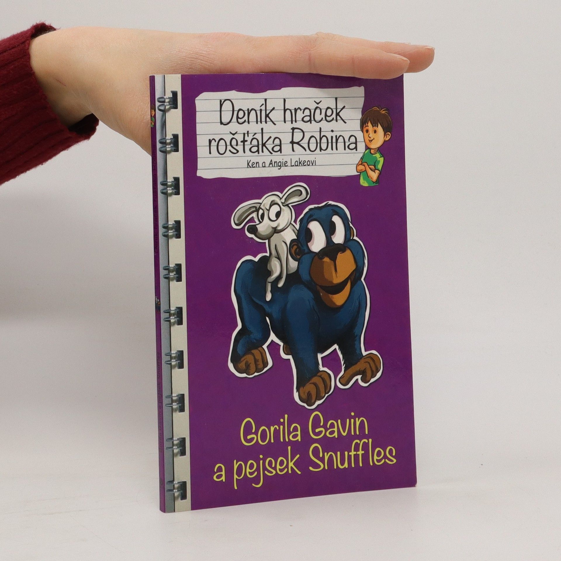 Ken Lake Deník hraček rošťáka Robina. Gorila Gavin a pejsek Snuffles