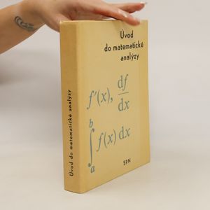 Úvod do matematické analýzy. Učebnice pro pedagogické fakulty