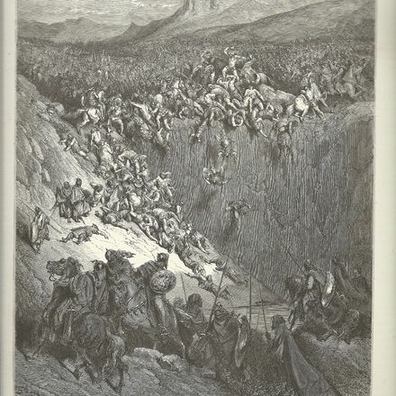 Gustav Doré Bibel - Simson (Samson) schlägt die Philister