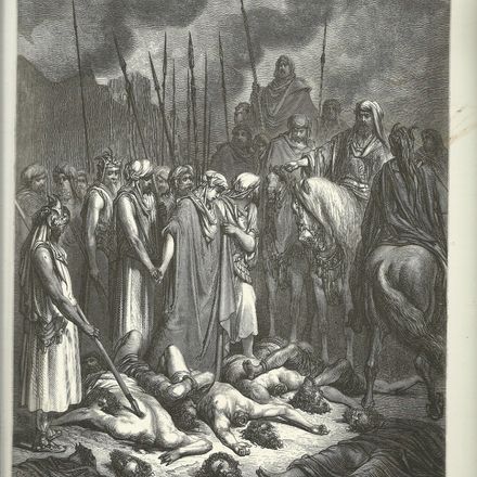 Gustav Doré Bibel - Josua verschonet Rahab