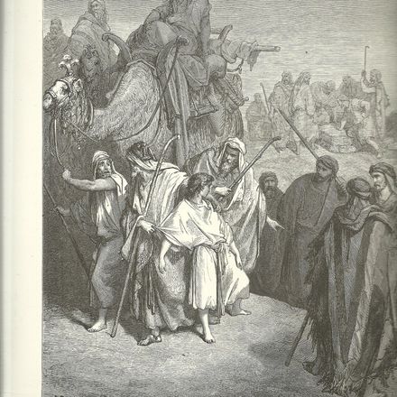 Gustav Doré Bibel - Joseph wird von seinen Brüdern verkauft