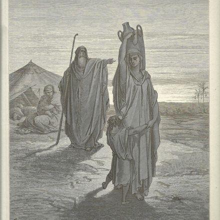 Gustav Doré Bibel - Austreibung Ismaels und seiner Mutter