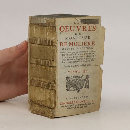 Les Oeuvres de Monsieur de Molière Tome III