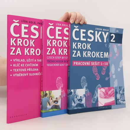 Česky krok za krokem 2. B1 (Učebnice a dva pracovní sešity)