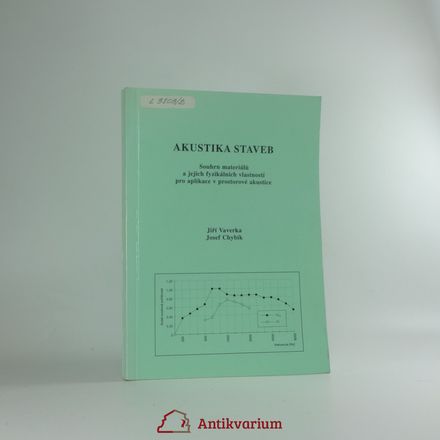 Akustika staveb: Souhrn materiálů a jejich fyzikálních vlastností pro aplikace v prostorové akustice