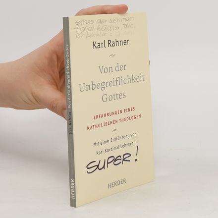 Von der Unbegreiflichkeit Gottes