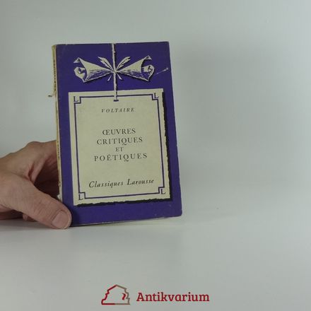 Œuvres critiques et poétiques : (extraits)