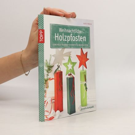 Weihnachtliche Holzpfosten