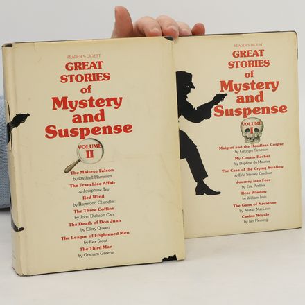 Great Stories of Mystery and Suspense Volume 2. The Maltese Falcon. The Franchise Affair. Red Wind. The Three Coffins. The Death of Don Juan. The League of Frightened Men. The Third Man.