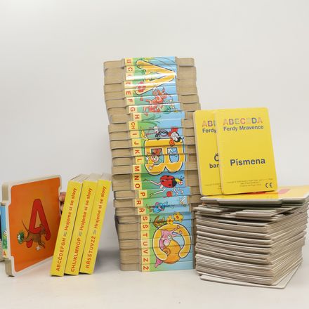 Abeceda Ferdy Mravence A-Z. Puzzle. Hrajeme si se slovy. Písmena, čísla, barvy a tvary + pravidla a návod
