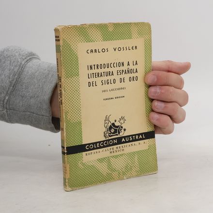 Introduccion a la literatura española del siglo de oro