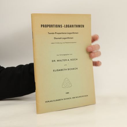 Proportions-Logarithmen. Ternär-Proportions-Logarithmen, Diurnal-Logarithman nebst Erklärung und Rechenbeispielen