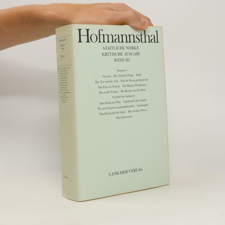 Sämtliche Werke. III, Dramen 1