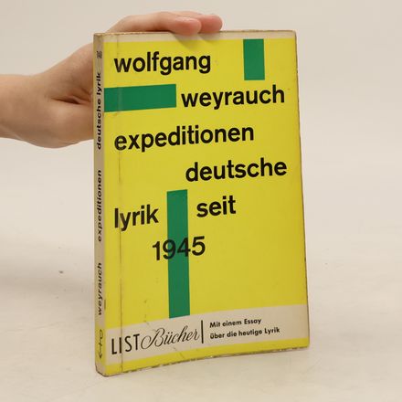 Expeditionen. Deutsche Lyrik seit 1945