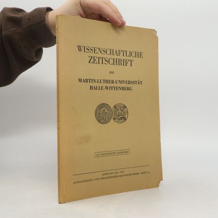 Wissenschaftliche Zeitschrift der Martin-Luther-Universität Halle-Wittenberg